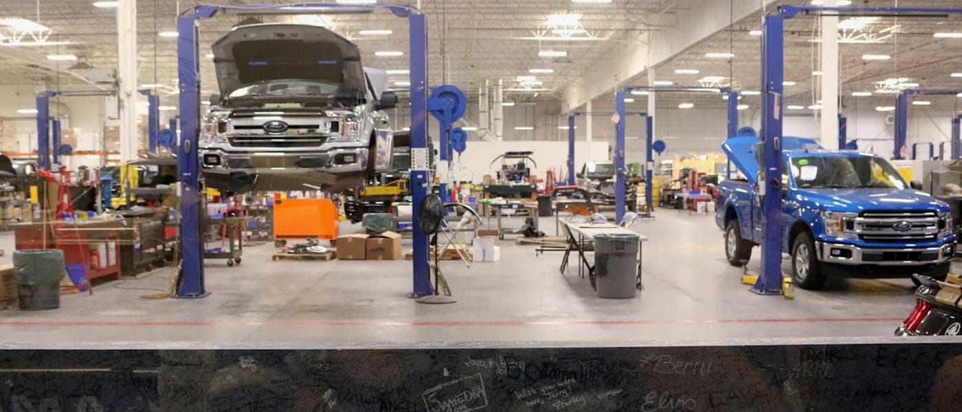 The workshop floor